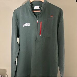 Tasc Performance Quarter-zip Pullover Fleece Jacket with A Lifetime Athletic M